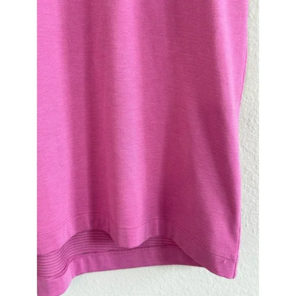 Lululemon Evolution Short Sleeve Polo Oxford Shirt Pink Mens Large Golf Athletic - Picture 6 of 9